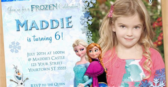 Evite Frozen Birthday Invitations Printable Frozen Invitation Frozen Birthday Invitation with