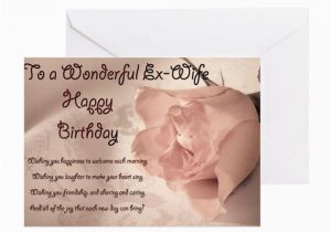 Ex Wife Birthday Cards for Ex Wife Elegant Rose Birthday Card Greeting by
