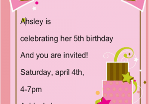 Example Of Invitation Card for Birthday Birthday Invitation Template 70 Free Psd format