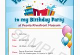 Example Of Invitation Card for Birthday Example Invitation Card Birthday Party Invitation Librarry