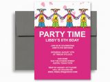 Examples Of Birthday Party Invitations Children Clowns Party Birthday Invitation Examples 5×7 In