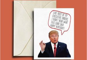 Executive Birthday Cards Items Similar to Funny Trump Birthday Card Executive