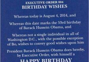 Executive Birthday Cards Mad Parody Obama Executive orders Himself A Happy Birthday