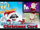 Face In Hole Birthday Card Animated Christmas Cards with Your Face