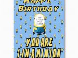 Face In Hole Birthday Card Minions Face In the Hole Happy Birthday Card