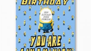 Face In Hole Birthday Card Minions Face In the Hole Happy Birthday Card