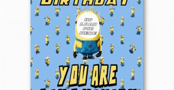 Face In Hole Birthday Card Minions Face In the Hole Happy Birthday Card