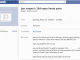 Facebook Birthday Invites Birthday Invitation Facebook event Facebook Party Invite
