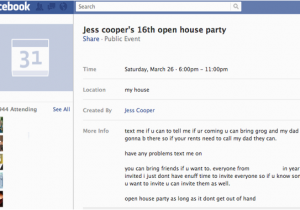 Facebook Birthday Invites Birthday Invitation Facebook event Facebook Party Invite