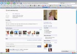 Facebook Birthday Invites Facebook Party Invitations