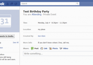Facebook Birthday Invites How to Safely Post A Facebook Party Invitation