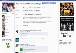 Facebook Birthday Invites Innovative Invitation for Wedding On Facebook 10