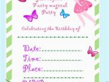 Fairytale Birthday Invitations Fairy Birthday Invitation Template Free orderecigsjuice Info