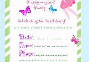 Fairytale Birthday Invitations Fairy Birthday Invitation Template Free orderecigsjuice Info