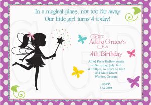 Fairytale Birthday Invitations Fairy Party Invitations Template Best Template Collection