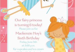 Fairytale Birthday Invitations Fairy Princess Invitation Birthday by Cardsdirect