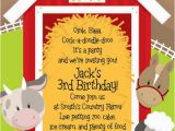 Farm 1st Birthday Invitations Best 25 Farm Party Invitations Ideas On Pinterest Farm