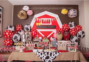 Farm Animal Birthday Party Decorations Farm themed First Birthday Party Decor Ideas