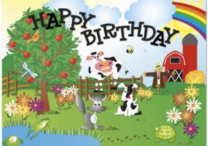 Farming Birthday Cards Children 39 S Birthday Cards Hidden Picture Farm 923u Y