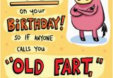 Farting Birthday Card Funny Birthday Ecard Quot Old Fart Quot From Cardfool Com