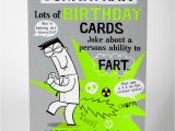 Farting Birthday Card Male Birthday Greetings Card Personalised Funny Joke