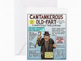 Farting Birthday Card Old Fart Greeting Card by Proverbialcreek