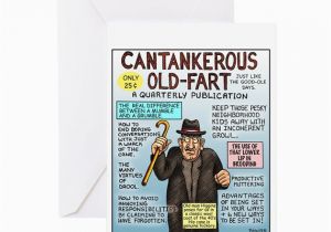 Farting Birthday Card Old Fart Greeting Card by Proverbialcreek