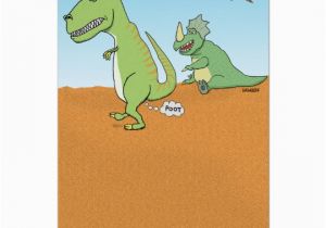 Farting Birthday Cards Funny Dinosaur Old Fart Birthday Card Zazzle Com