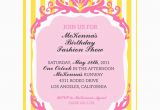 Fashion Show Birthday Party Invitations Couture Fashion Show Birthday Party Printable Invitation