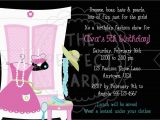 Fashion Show Birthday Party Invitations Fashion Show Dress Up Birthday Party Invitation