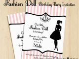 Fashion Show Birthday Party Invitations Free Printable Fashion Show Birthday Party Invitations