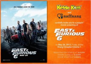 Fast Birthday Invitations My Bebe Adventures Fast and Furious 6 Movie