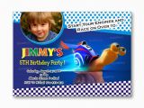 Fast Birthday Invitations Turbo Fast and Furious Kids Birthday From Uinvites Com