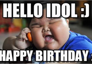 Fat Girl Happy Birthday Meme Hello Idol asian Fat Kid Meme On Memegen