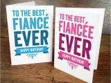 Fiance Birthday Cards for Him Birthday Card for Fiancee or Fiance by A is for Alphabet