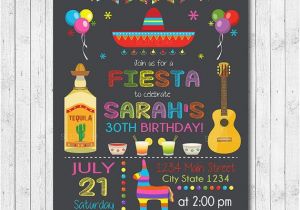 Fiesta themed Birthday Invitations Fiesta Birthday Invitations Fiesta Birthday Invitations