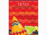 Fiesta themed Birthday Invitations Fiesta Fun Birthday Invitations Paperstyle