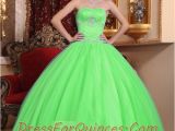 Fifteen Birthday Dresses Green Ball Gown Sweetheart 15th Birthday Dresses Tulle and