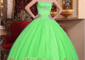 Fifteen Birthday Dresses Green Ball Gown Sweetheart 15th Birthday Dresses Tulle and