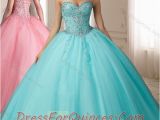 Fifteen Birthday Dresses Lovely Big Puffy Beaded Bodice and Applique Sweet 15th