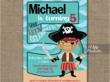 Fifth Birthday Party Invitation 5th Birthday Invitation Pirate Birthday Invitations