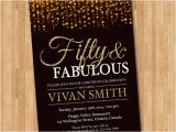 Fifty and Fabulous Birthday Invitations 45 50th Birthday Invitation Templates Free Sample