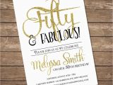 Fifty and Fabulous Birthday Invitations Fifty and Fabulous Birthday Invitations Best Party Ideas