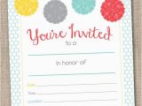 Fillable Birthday Invitations Free Fill In Printable Party Invitations Instant by