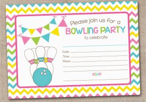 Fillable Birthday Invitations Free Printable Bowling Party Invitation Fill In by