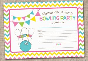 Fillable Birthday Invitations Free Printable Bowling Party Invitation Fill In by