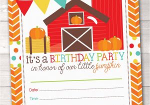 Fillable Birthday Invitations Free Pumpkin Party Printable Birthday Party Invitations Fill In the