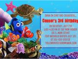 Finding Nemo Birthday Invitation Template Finding Nemo Birthday Invitation You Print by Yellowlemons