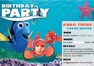 Finding Nemo Birthday Invitation Template Nemo Invitations Template Best Template Collection