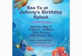 Finding Nemo Birthday Party Invitations Finding Nemo Birthday Invitation Zazzle Com